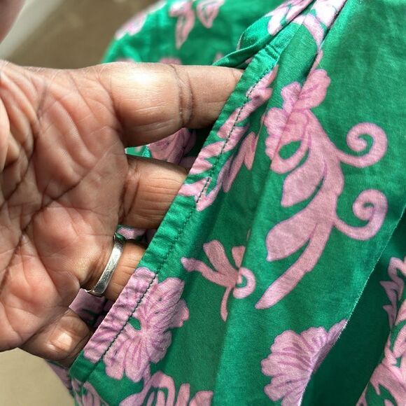 Xenia Xirena Aurie Cotton Puff-Sleeve Mini Dress S - Picture 7 of 10